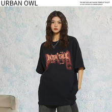 UR ban Owl 男士印花短袖T恤 自家T恤_Ti9sroF9.9元