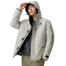 骆驼（CAMEL）冲锋衣羽绒内胆加厚保暖防风防水三合一登山服装[飞雪]A13CA6B006599元（需领券）