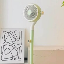 美的（Midea）电风扇 空气循环扇家用立式遥控落地扇涡轮换气扇循环对流轻音低噪大风力节能风扇399元