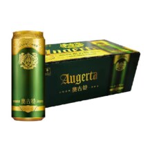 青岛奥古特啤酒12度330ml*24罐80.95元（需领券），图片价格没有88VIP