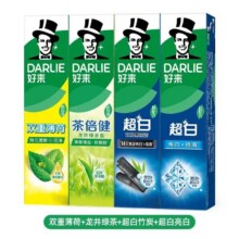 [拍6件牙膏超白茶倍健初萃茶双重薄荷绿茶19.9元