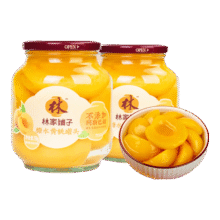 林家铺子 水果罐头 【不添加阿斯巴甜】黄桃750g*215.8元