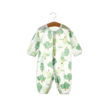 瑄妮薇婴儿连体衣无骨夏季薄款宝宝空调服哈衣睡衣新生儿衣服夏千 小树苗 59cm48.84元（需领券，合24.42元/件）