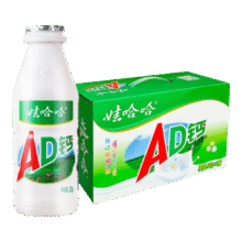 娃哈哈 AD钙奶 含乳饮料 220g*24瓶 整箱装 儿童回忆合每件37.5元（运费7元）