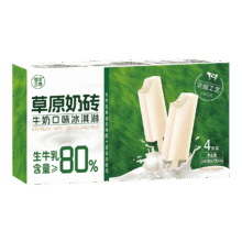 零度企鹅 草原奶砖 67g*4支*13件99.22元包邮（合7.63元/件）