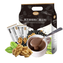 阿玛熊AMAXIONG 黑芝麻核桃仁黑豆粉250g7.21元包邮（需试用，买一送一，折合3.6元/袋）