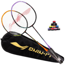 李宁（LI-NING）羽毛球拍雷霆9碳复合对拍碳素中杆娱乐休闲初学者150.54元