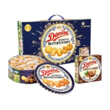 Danisa皇冠丹麦曲奇饼干进口礼盒年货送礼新年礼包 500g84元（需领券）