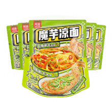 阿宽横版魔芋凉面凉皮低脂低卡饱腹代餐主食轻食简餐免泡开袋即食零食 【糖醋麻辣】魔芋凉面223g*5袋 0脂低卡面体15.9元（需领券）