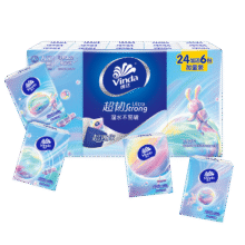 维达（Vinda）手帕纸4层无香家用面巾餐巾纸手卫生纸随身装便携式小包纸巾批发 4层 5张*30包6.9元（需领券）