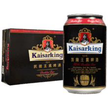 凯撒 黑啤 330ml、24罐62.9元