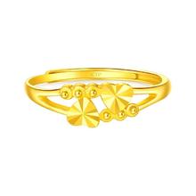 20点开始：周大福 CHOW TAI FOOK EOF46 女士心形活口足金戒指 1.85g1402元（双重优惠）