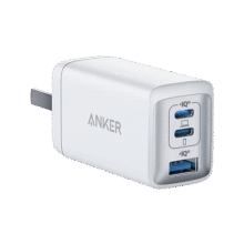 ANKER安克65W充电器氮化镓type-c快充PD45W 20W适用iPhone16proMax15华为小米苹果手机笔记本usb插头白66.82元