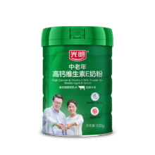 PLUS会员: 光明 高钙维生素E调制奶粉800g 0蔗糖 成人中老年奶粉 *2件107.5元包邮（53.75元/件）