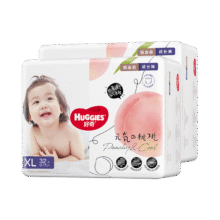 好奇（Huggies）铂金装成长裤婴儿拉拉裤小桃裤夏日超薄透气 XL64片(12-17kg)85.1元（需领券）