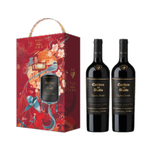 红魔鬼（Casillero del Diablo）珍酿赤霞珠干红葡萄酒750ml*2双支礼盒 智利进口红酒 端午送礼800.2元（需领券，合200.05元/件）
