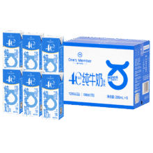 需换购：1号会员店 4.0蛋白脱脂纯牛奶 200ml*6盒9.9元