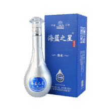 海蓝之星洋河镇 海蓝之星6A级白酒 整箱白酒六瓶装52度浓香型白酒礼盒109元（需领券）