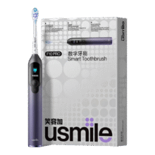 再降价、PLUS：usmile笑容加电动牙刷 F10 PRO高端定制双面屏情侣款 新婚礼物 送男/女友/送长辈 父亲节礼物 恋爱礼物 【双面屏·数字牙刷】F10 PRO黑419.2元（需领券）