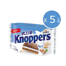 优立享 Knoppers 德国进口五层牛奶榛子巧克力威化饼干 25g*24包2.19元