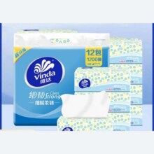 维达抽纸巾餐巾纸 3层100抽*12包6.72元包邮