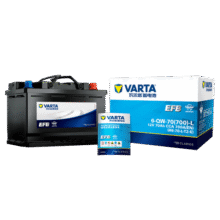 瓦尔塔（VARTA）京东自营汽车电瓶蓄电池启停EFBH5-60本田思域XRV雅阁长城哈弗539元