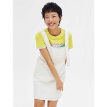 美特斯邦威  夏季商场同款连衣裙女直筒背带裙女式连衣裙28元