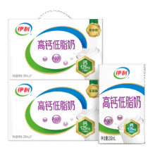 伊利牛奶系列 高钙低脂 250ml*21盒*2箱67.79元包邮