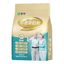 蒙牛 铂金装中老年多维高钙奶粉400g/袋营养早餐成人奶粉长辈节日送礼 1袋【400g】27元