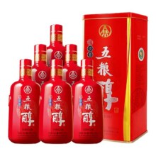 聚划算百亿补贴:五粮醇红淡雅50度浓香型500ml*6瓶整箱*2件+凑单197.92元/件，凑4.97元（共400.81元）