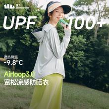 蕉下 女士防晒服UPF100+黑胶宽帽檐AL41724 （8色可选）139.1元