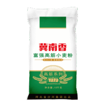 PLUS包邮: 冀南香 富强粉高筋小麦粉 白面粉20斤24.64元/件 需领劵 拍7件实付172.5元 包邮