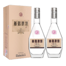 黄鹤楼酒 经典H6 53度 清香型白酒 双瓶装 含礼袋 纯粮酒 高粱酒 送礼酒 53度 500mL 2瓶190元 (券后省20)