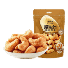 来伊份坚果系列 干果休闲袋装炒货零食 腰达仁碳烧腰果45g*2袋18.95元（合3.16元/件）