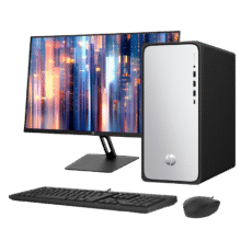 国补价：惠普HP 星Desk商务办公台式电脑主机 (i3-14100 16G DDR5 1TB固态硬盘 注册五年上门)+23.8英寸3024.01元（国补云闪付付款）