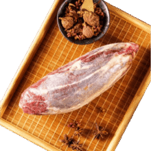 再降价:京东超市 澳洲进口原切牛金钱腱 1.5kg*2件190.8元（合95.4元/件）