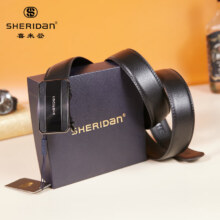 喜来登（SHERIDAN）新款 男士牛皮自动扣腰带 时尚商务裤带 生日礼物 礼盒装 SH521566S49元（需领券）
