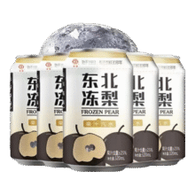 东北冻梨果味汽水 碳酸饮料 320ml*6罐5.1元（需领券）