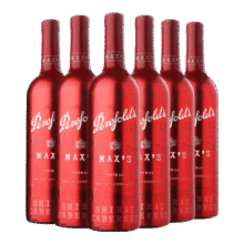 奔富（Penfolds）麦克斯西拉/设拉子干红葡萄酒整箱装750ml*6进口木塞原箱【澳版】668元