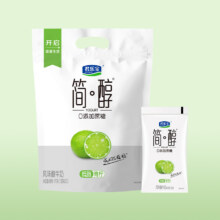 君乐宝 简醇青柠酸奶100g*10袋+吨吨桶*2桶0添加蔗糖风味酸牛奶56.01元 包邮
