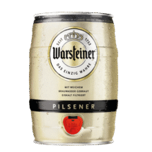 沃斯坦（warsteiner）比尔森 黄啤酒 5L*1桶装 德国原装进口 皮尔森118元