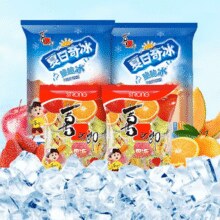 酸甜果味！喜之郎 夏日奇冰脆脆冰630g+什锦果冻360g组合￥9.95 7.7折