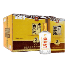 plus、需首购：白云边 三星陈酿 53°兼香型白酒 500ml *6瓶185.78元（需领券）