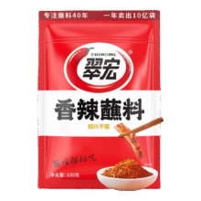 翠宏 香辣蘸料 2克*10袋0.99元包邮