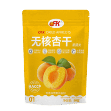 OFK0添加无熏硫酸杏干果肉孕妇级解馋零食蜜饯果干独立包无核杏干80g9.9元