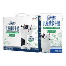 QQ星伊利儿童成长牛奶全聪型125ml 20盒/箱 DHA ARA26.9元