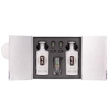 习酒 国产白酒银质礼盒500ml*2酱香型53度（含酒具）宴请送礼141.23元
