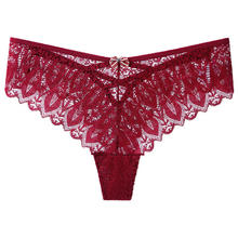 PEANOJEAN 蝴蝶结交叉内裤女蕾丝花边K25514.9元