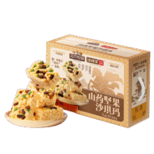 三只松鼠山药坚果沙琪玛1450g 早餐代餐中式糕点点心礼盒下午茶休闲零食34.15元（合6.83元/件）