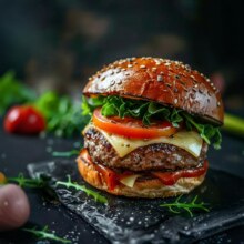 澳骄牛 安格斯谷饲牛肉饼 1000g新低49元包邮